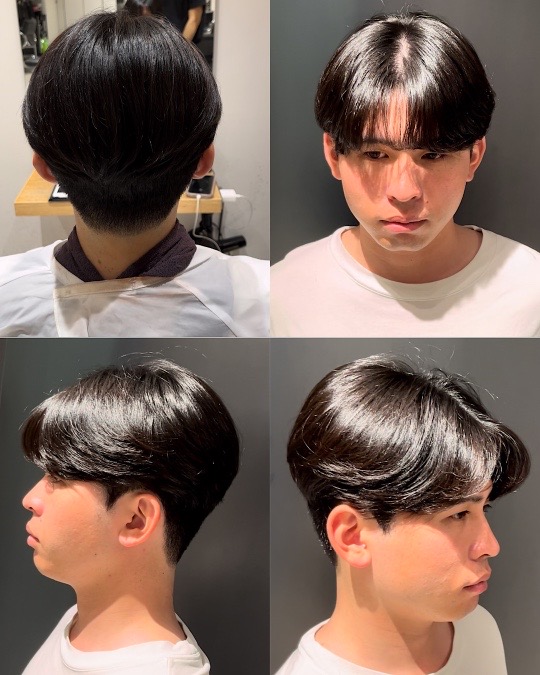 根元ボリューム縮毛矯正after